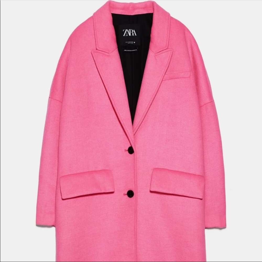 Pink Zara Coat